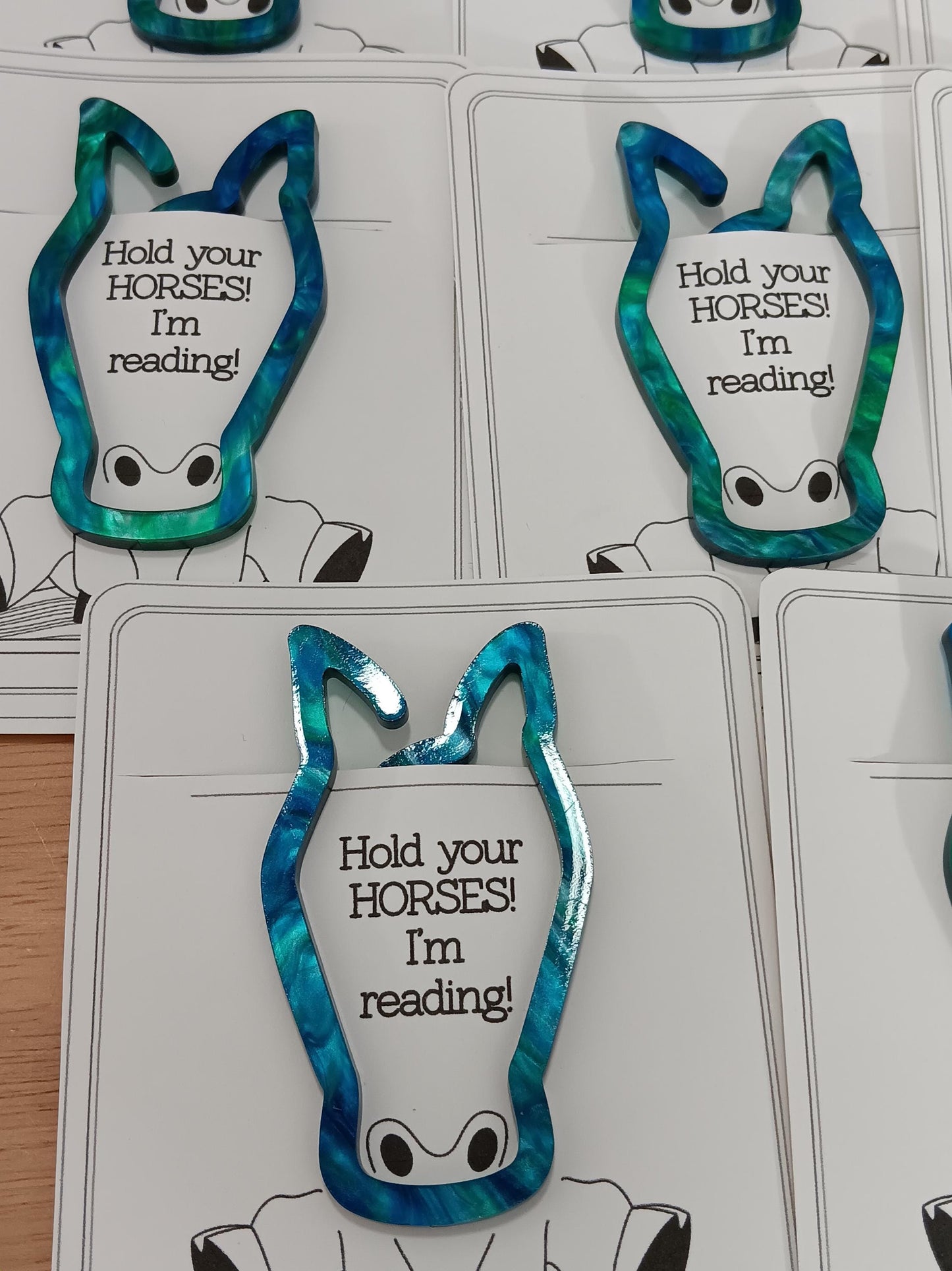 Horse bookmark-paperclip horse! Giant paperclip book lovers gift, acrylic