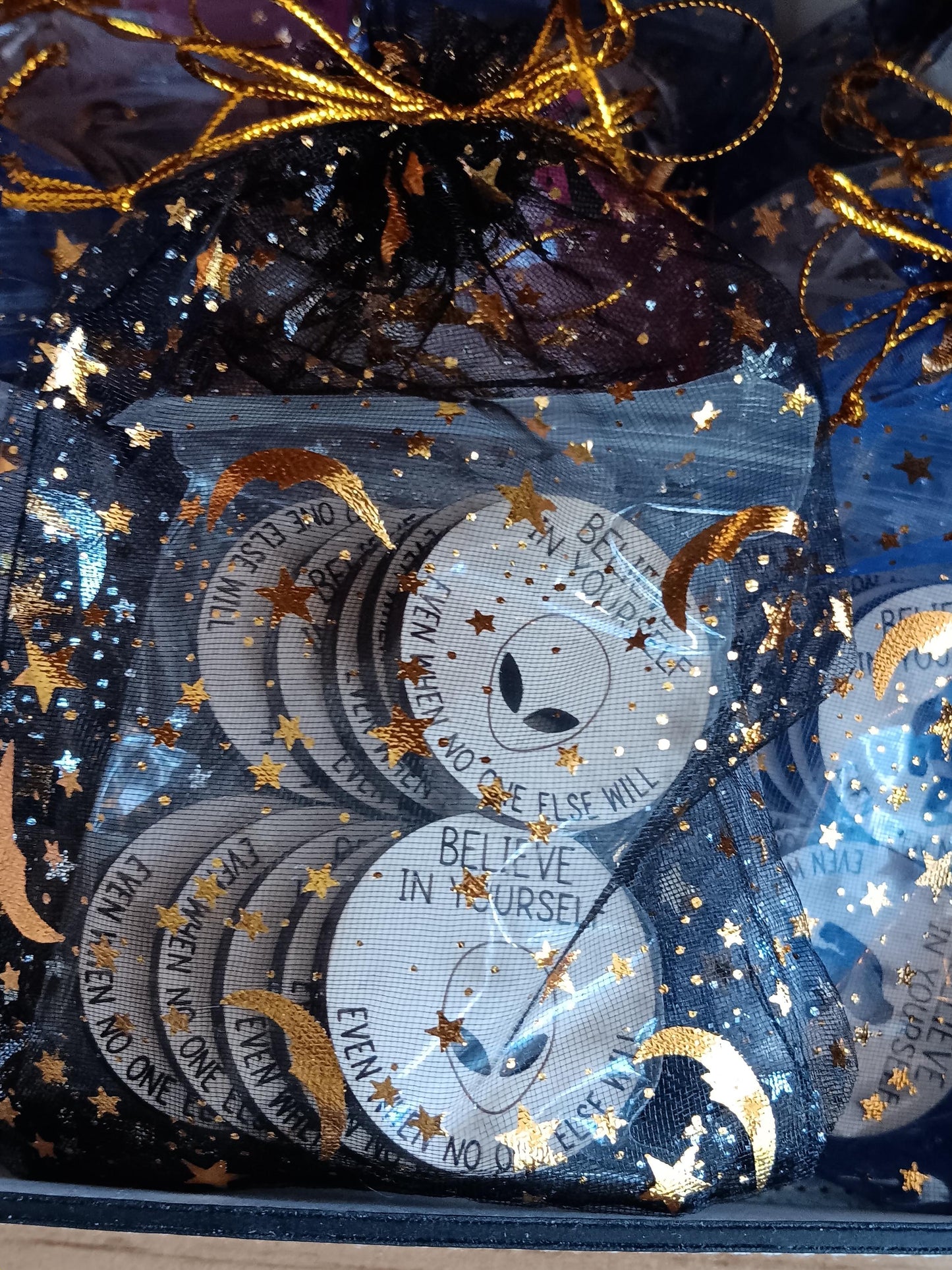 BELIEVE in Aliens/ UFO's Token- inspirational pocket tokens, pocket hugs. Believe in Yourself mythical creatures. Alien abduction gift.