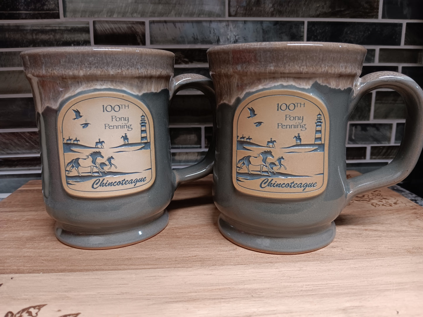 100th Pony Penning Handmade mug!
