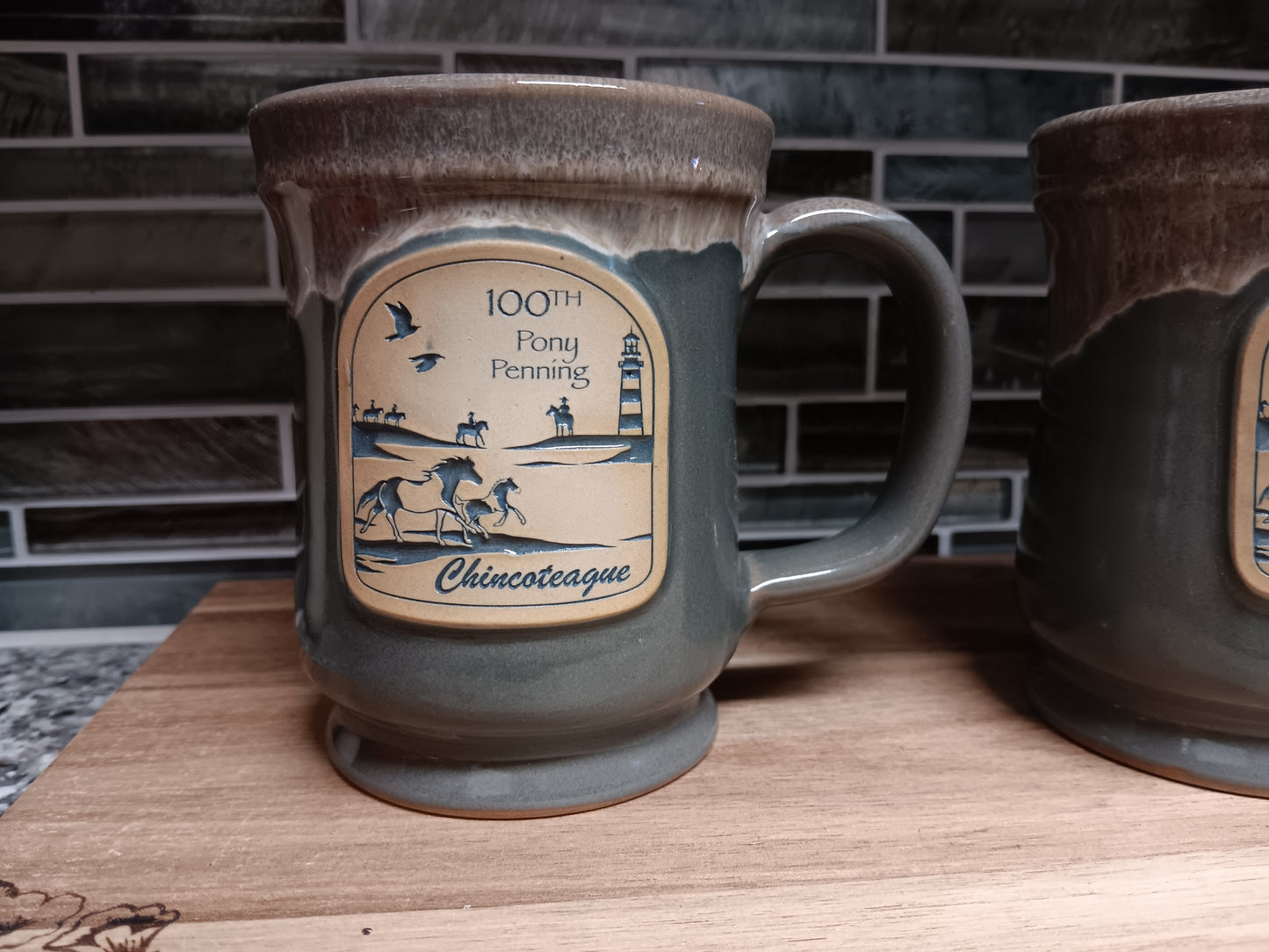 100th Pony Penning Handmade mug!