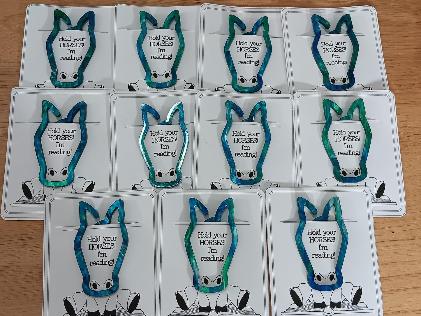 Horse bookmark-paperclip horse! Giant paperclip book lovers gift, acrylic