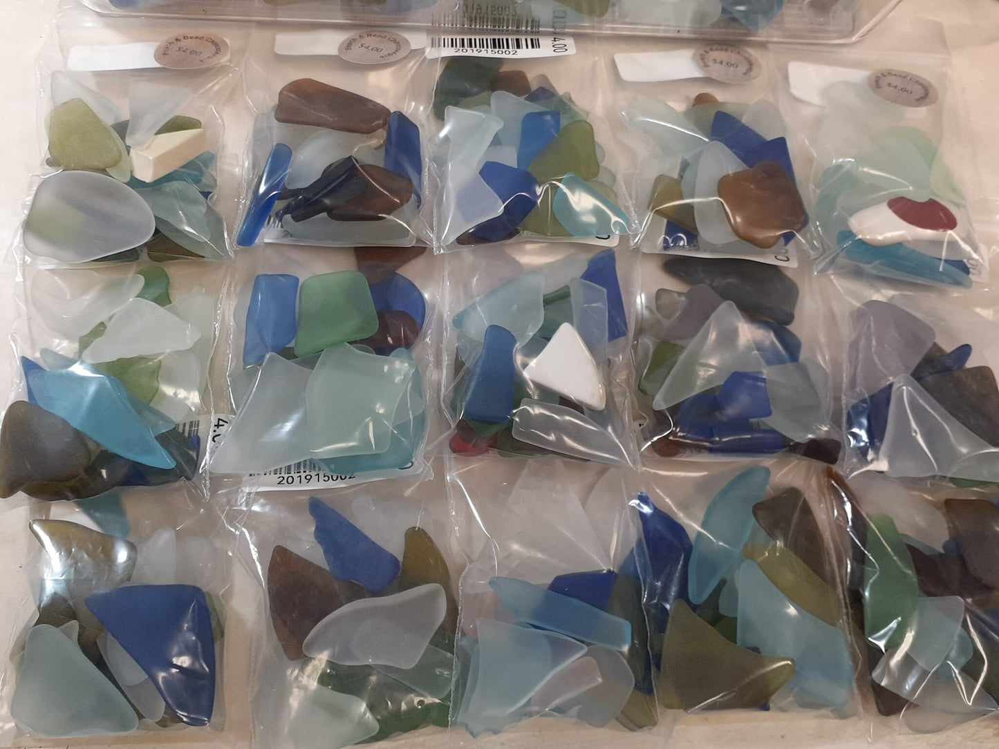 Seaglass- assorted colors and shapes, by the bag