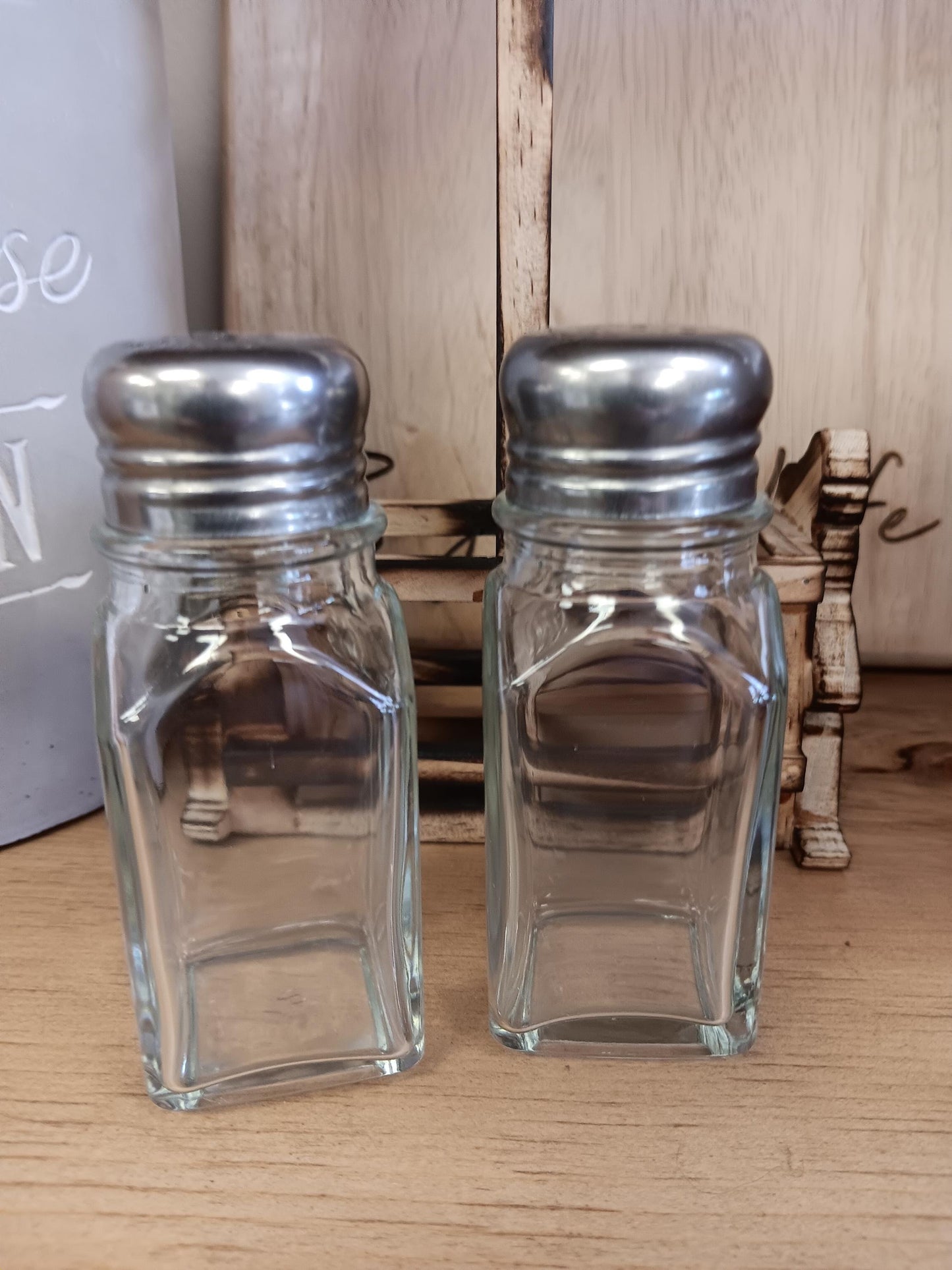 Bigfoot Salt & Pepper Shakers- with caddy! Bigfoot kitchenware