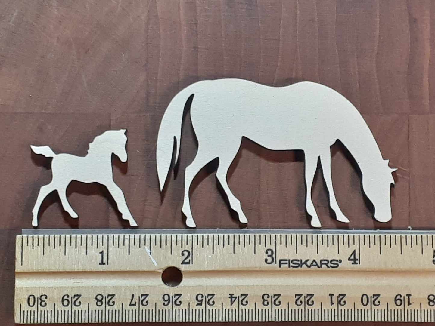 Horses, Mare and Foal Wood cutouts- Resin inserts, art pieces, crafting wood, paint craft
