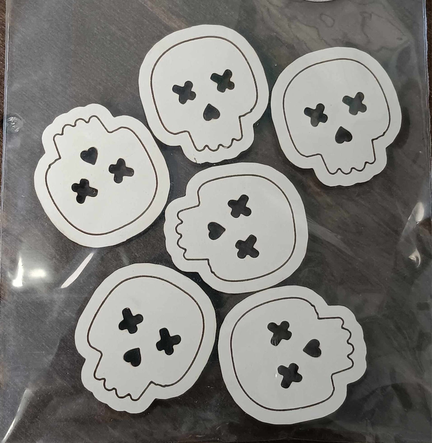 Halloween Skull, Ghosts Wood cutouts