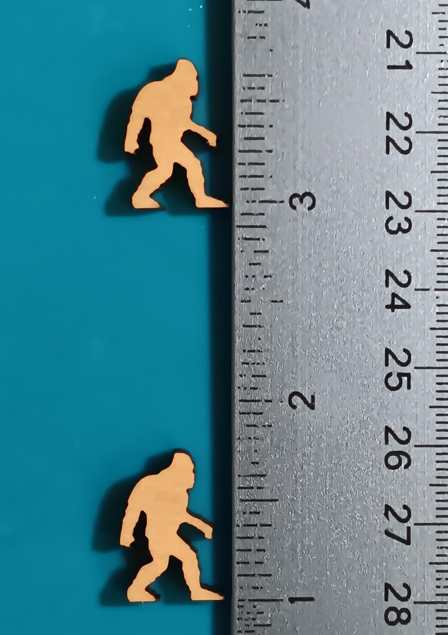 Baby Bigfoot wood cutouts