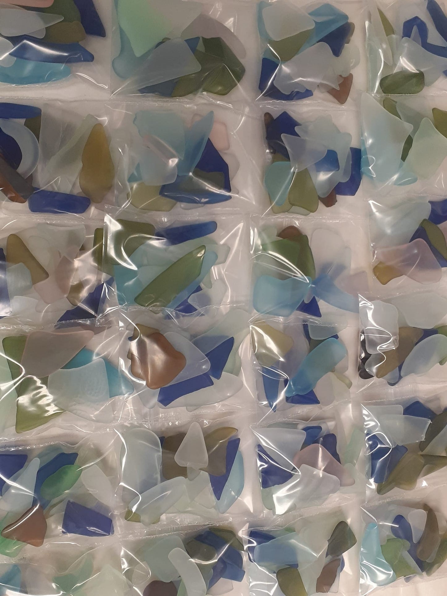 Seaglass- assorted colors and shapes, by the bag