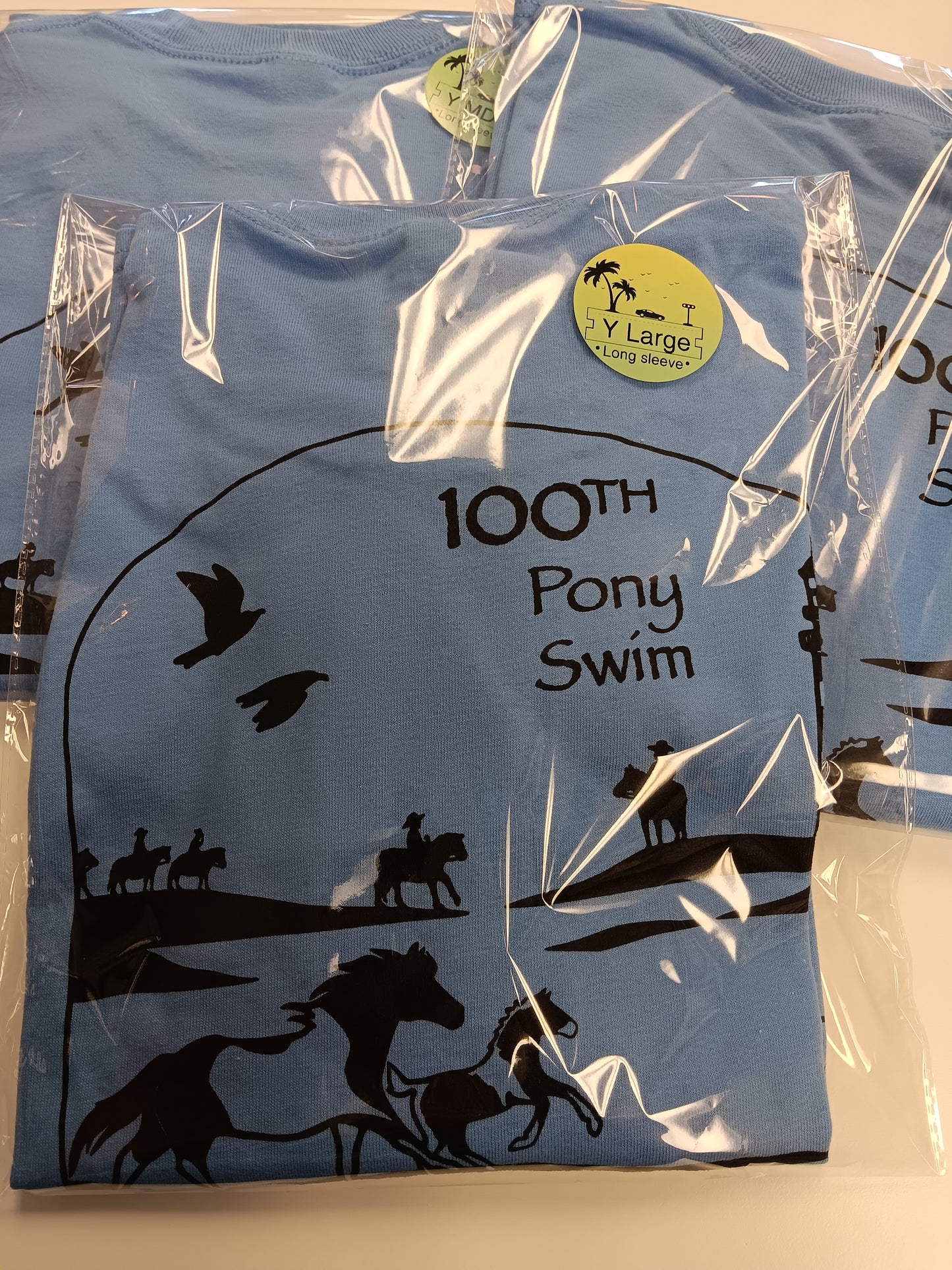 100th Pony Swim tee- Long sleeved