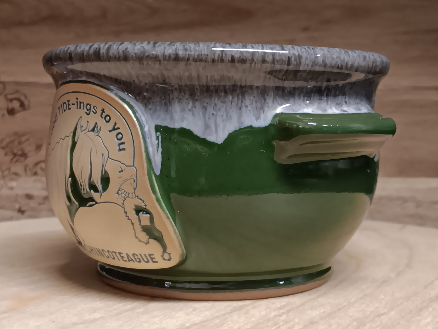 Chincoteague Christmas Crock- Good Tidings