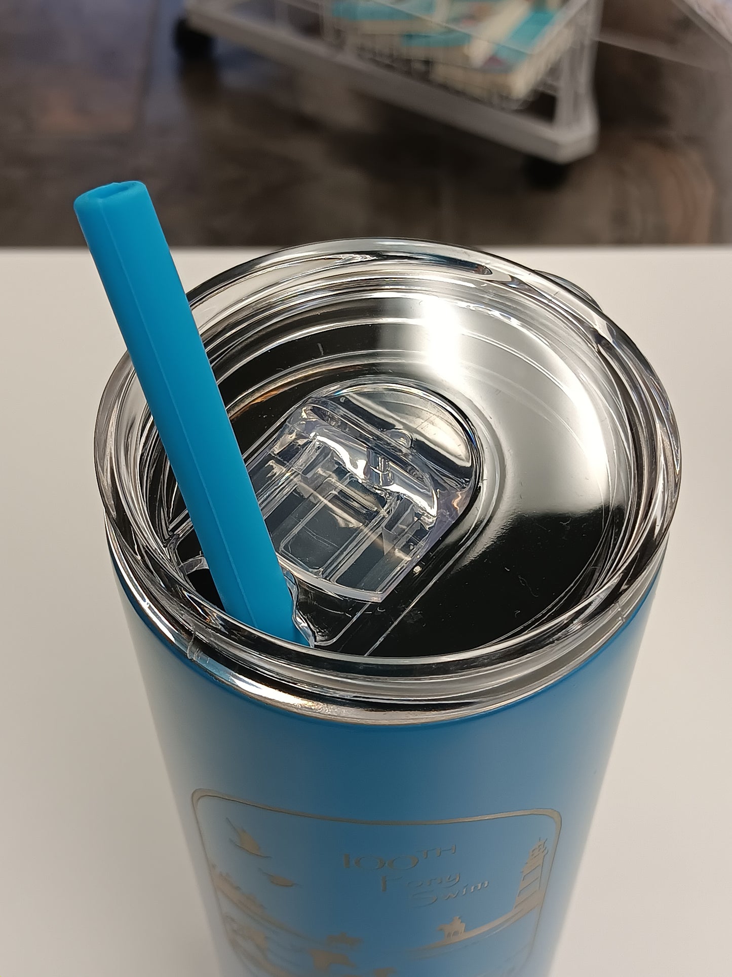 100th Pony Penning skinny tumbler