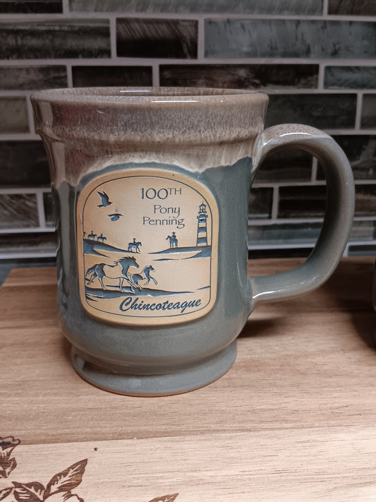 100th Pony Penning Handmade mug!