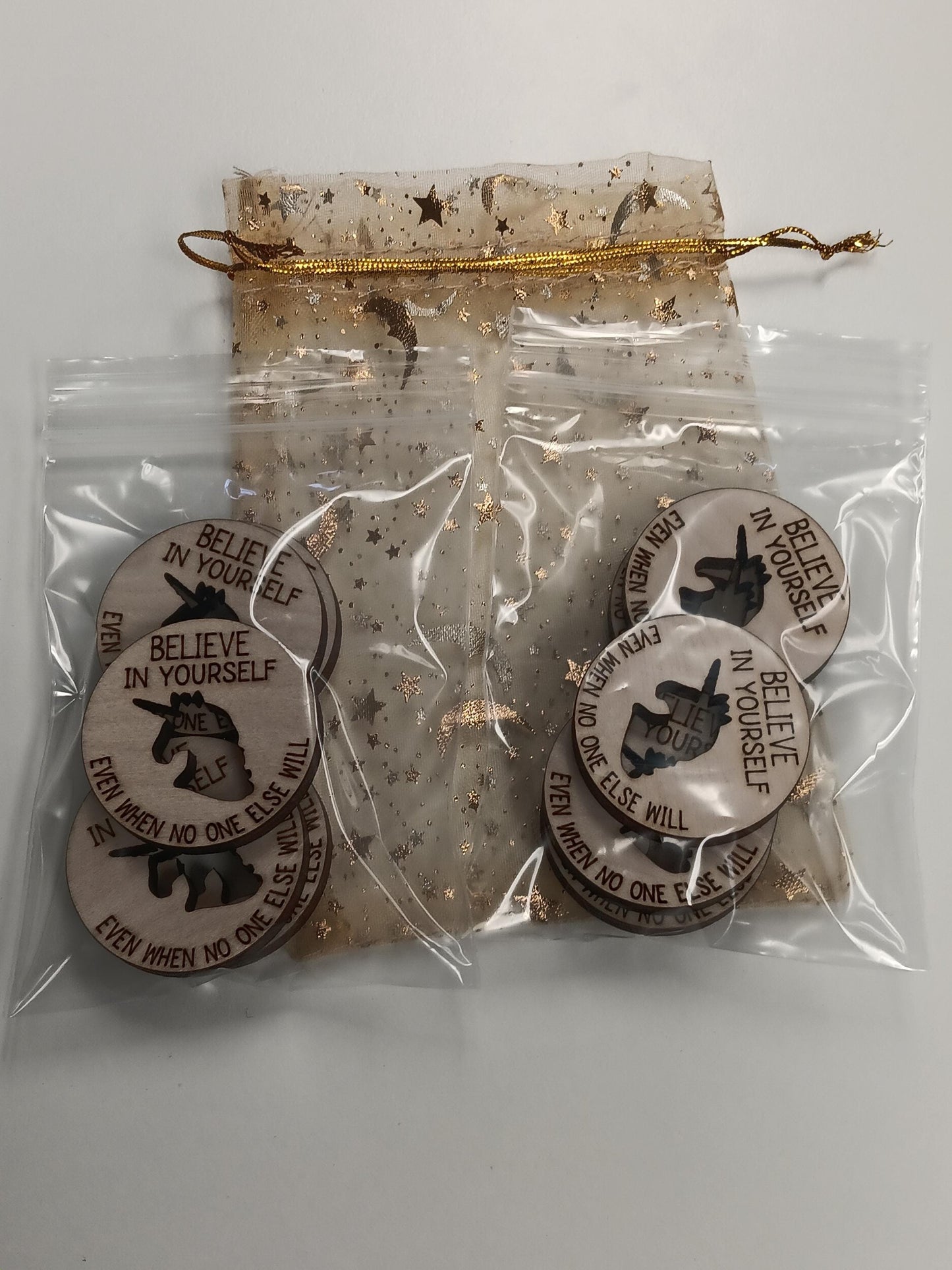BELIEVE in Unicorns Token- pocket token