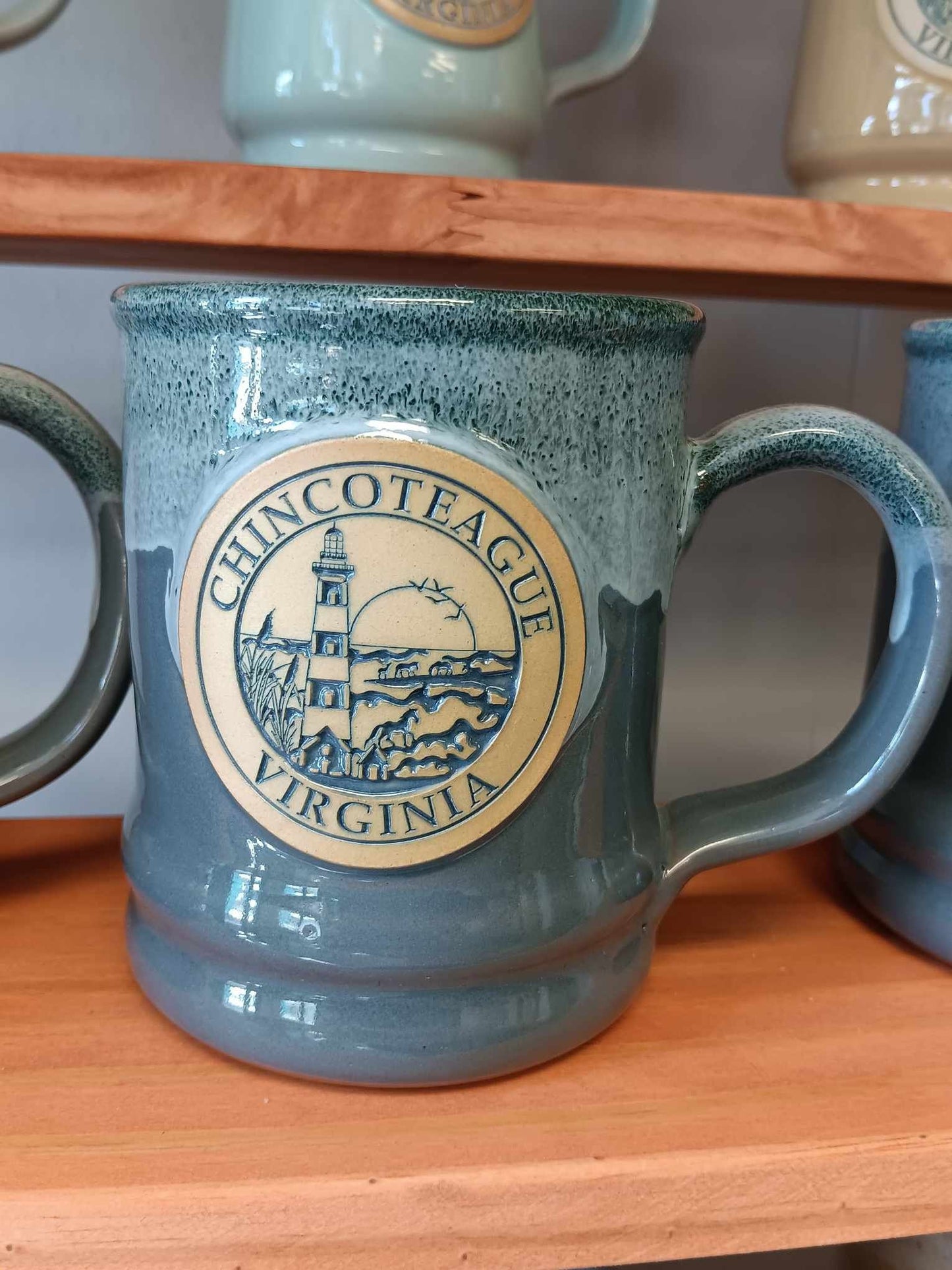 USA Handmade Coffee Mug- Chincoteague coffee mug, American Made