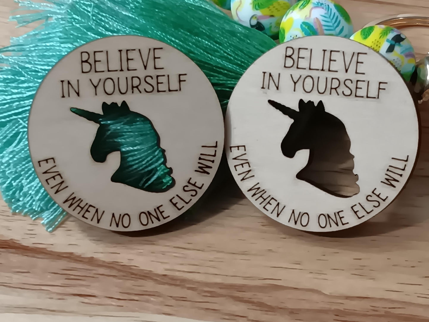 BELIEVE in Unicorns Token- pocket token
