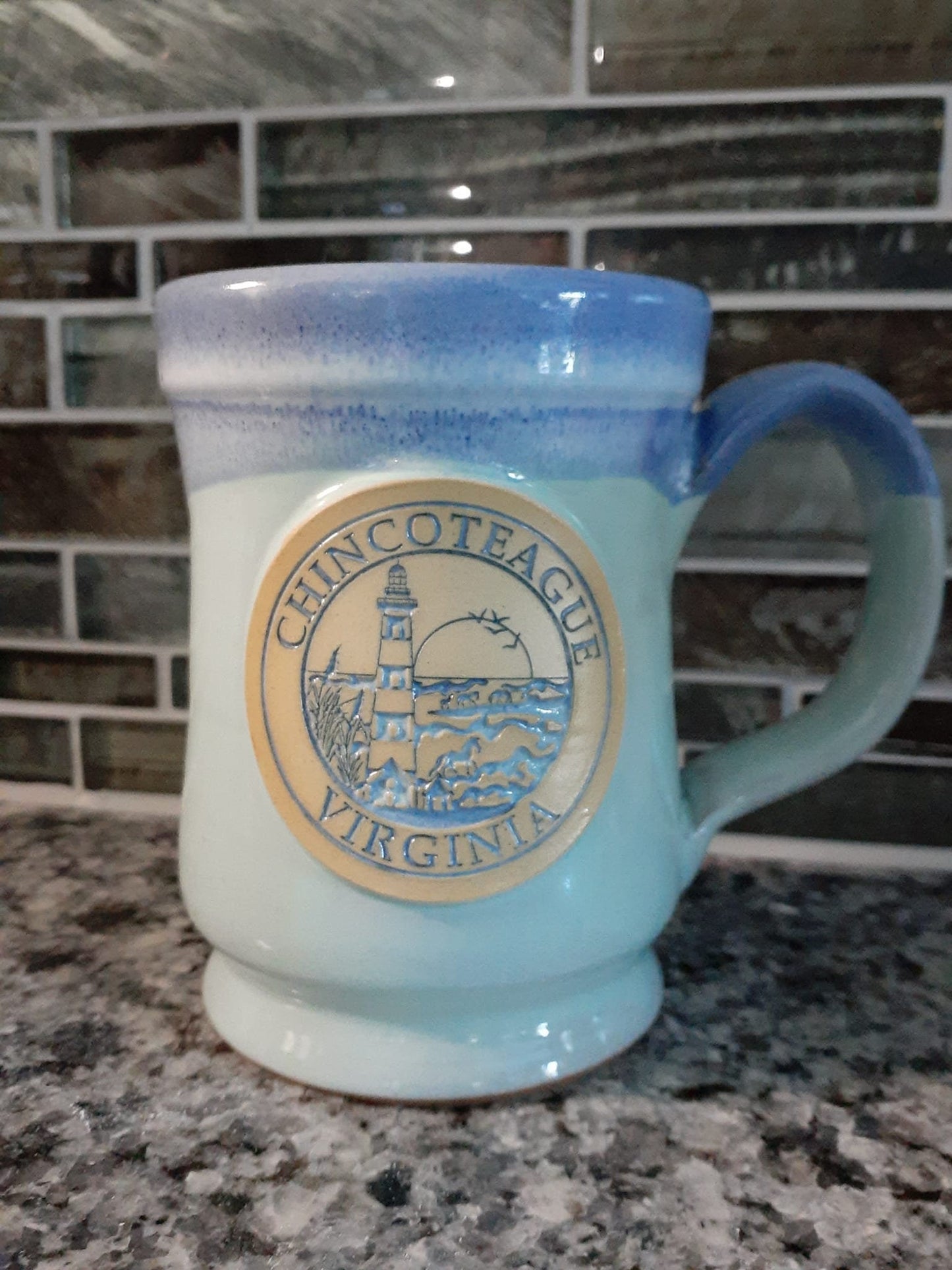 USA Handmade Coffee Mug- Chincoteague coffee mug, American Made