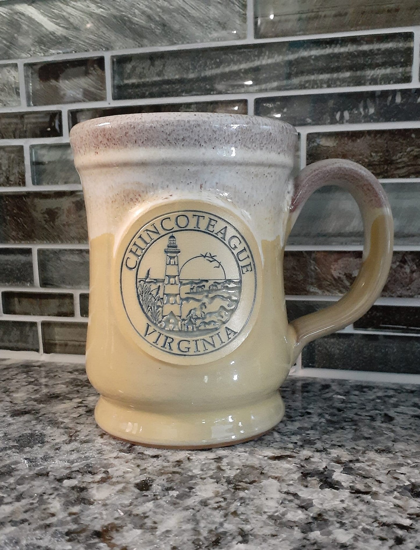 USA Handmade Coffee Mug- Chincoteague coffee mug, American Made