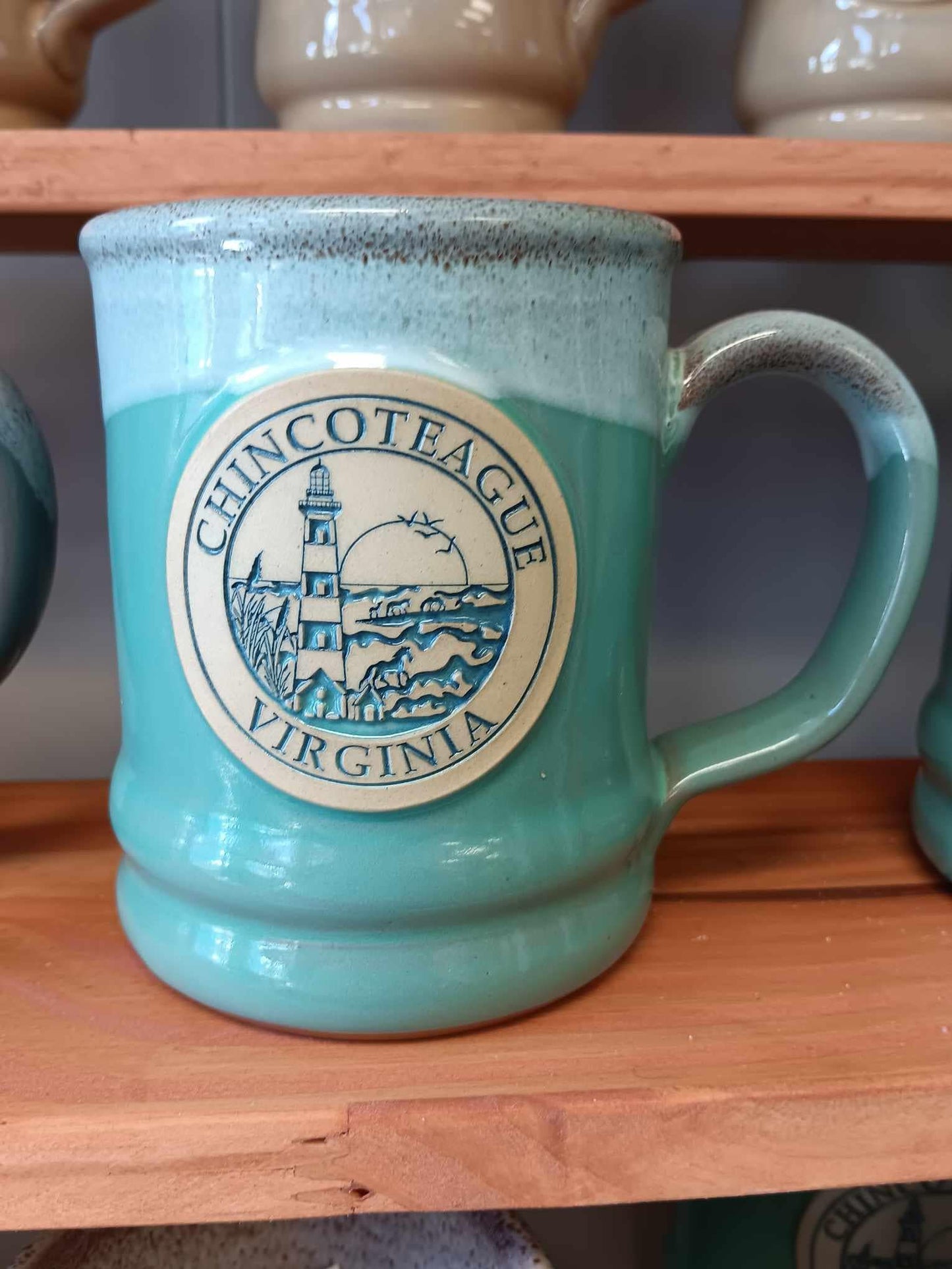 USA Handmade Coffee Mug- Chincoteague coffee mug, American Made