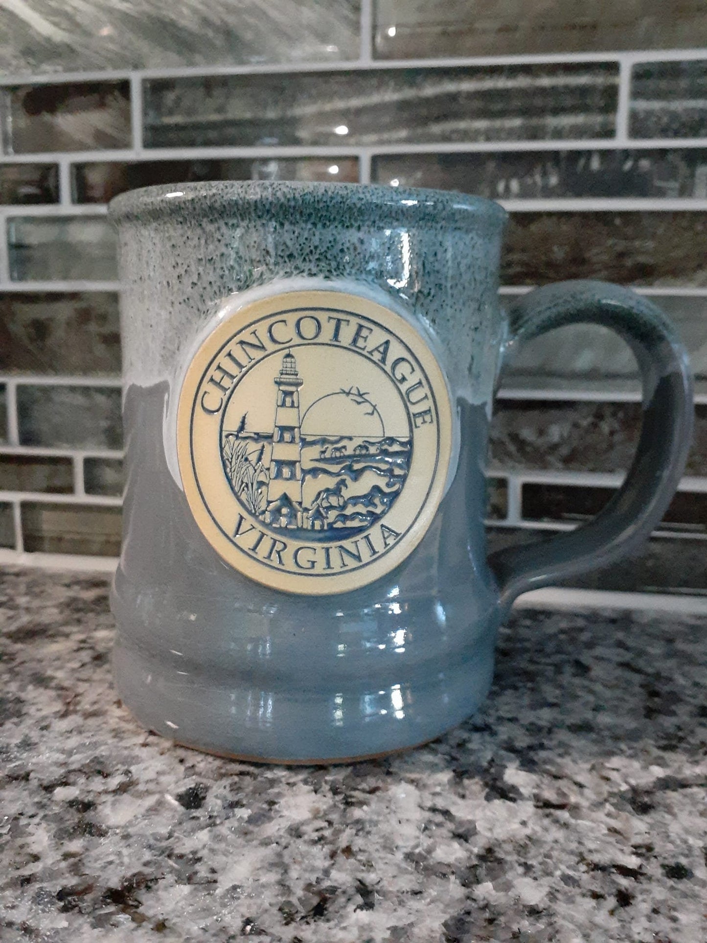 USA Handmade Coffee Mug- Chincoteague coffee mug, American Made