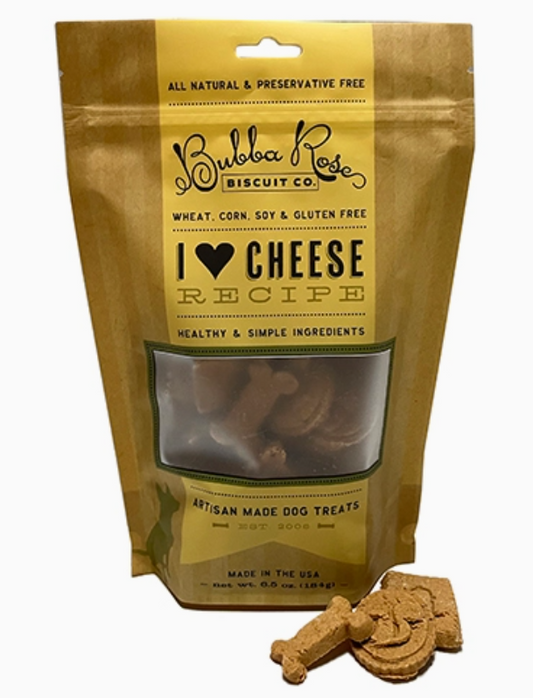I Love Cheese biscuit- Dog treat