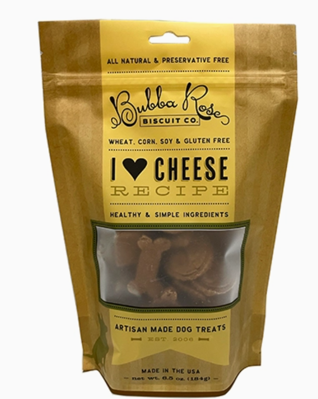 I Love Cheese biscuit- Dog treat