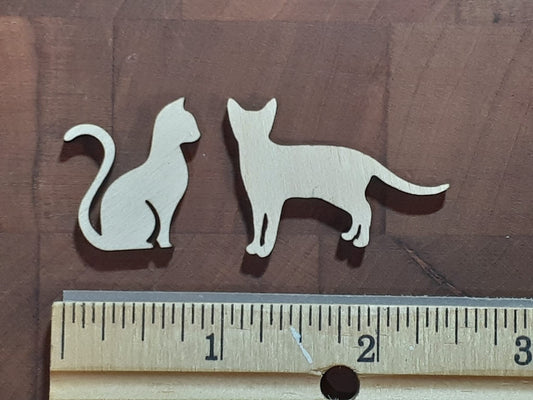 Cat Wood cutouts- great for resin crafts!