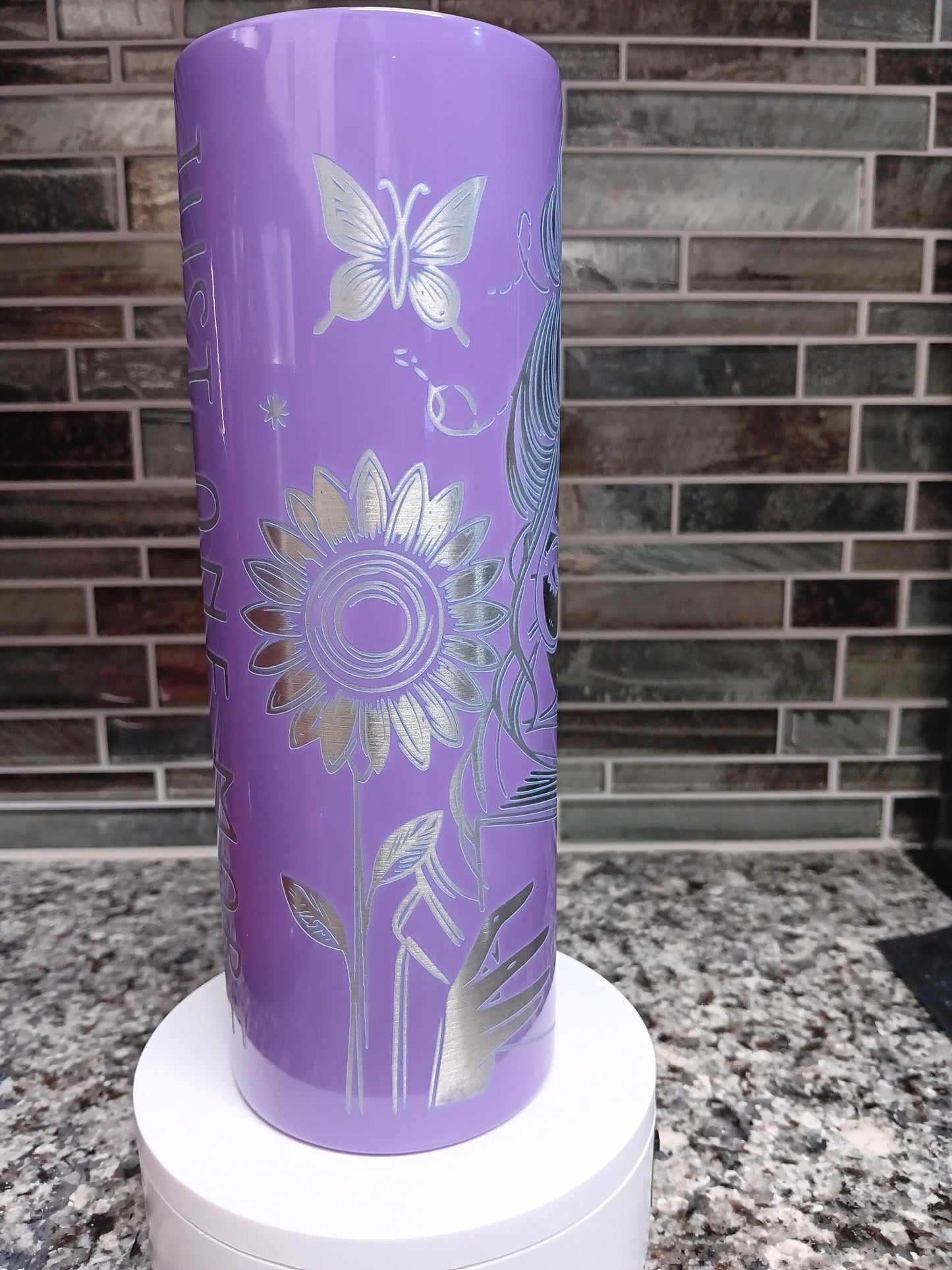 Book lover, "Just One more Chapter" tumbler! 20 oz skinny