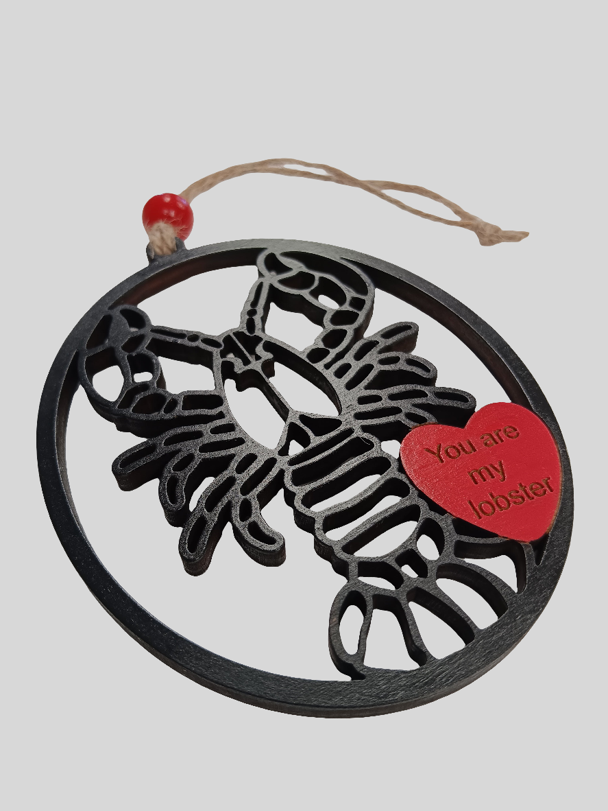 Lobster Poem Ornament- Unwavering Love
