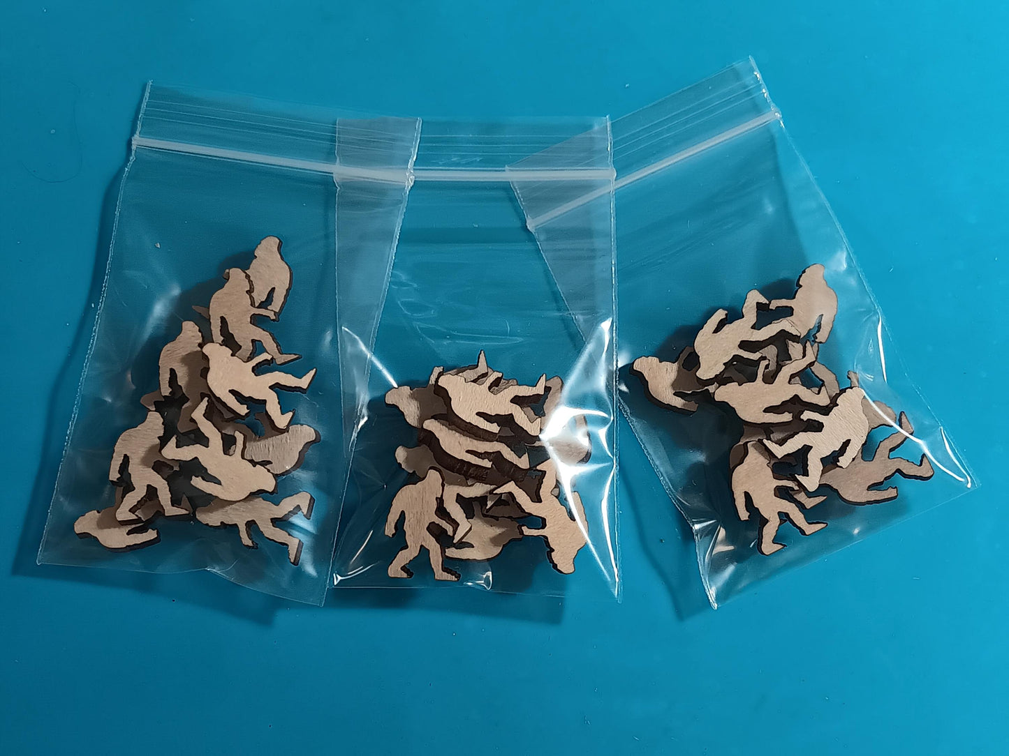 Baby Bigfoot wood cutouts