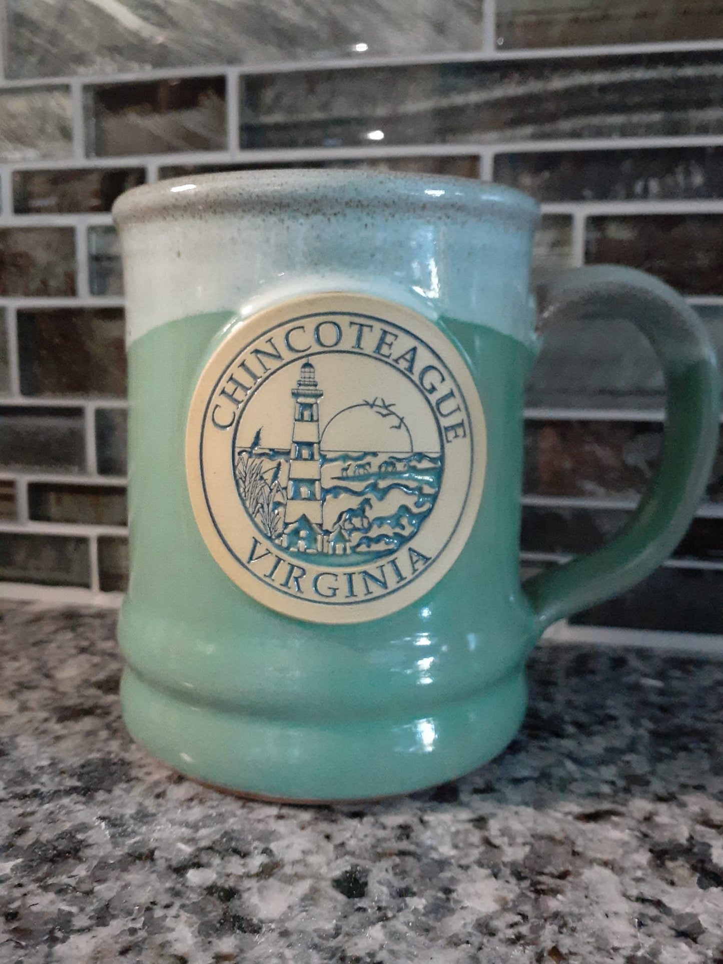 USA Handmade Coffee Mug- Chincoteague coffee mug, American Made
