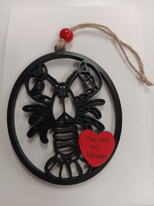 Lobster Poem Ornament- Unwavering Love