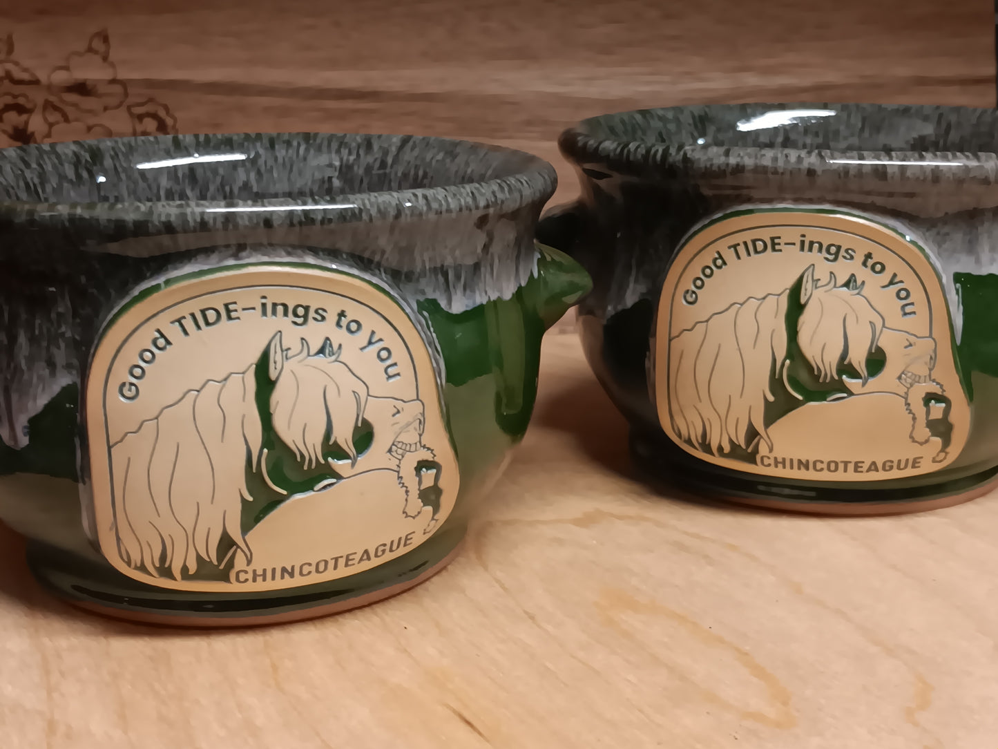 Chincoteague Christmas Crock- Good Tidings