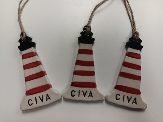 CIVA Lighthouse ornaments!