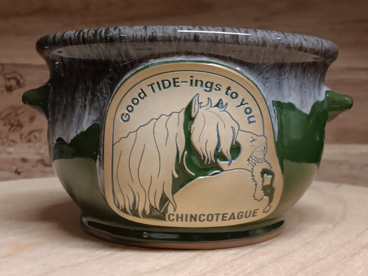 Chincoteague Christmas Crock- Good Tidings