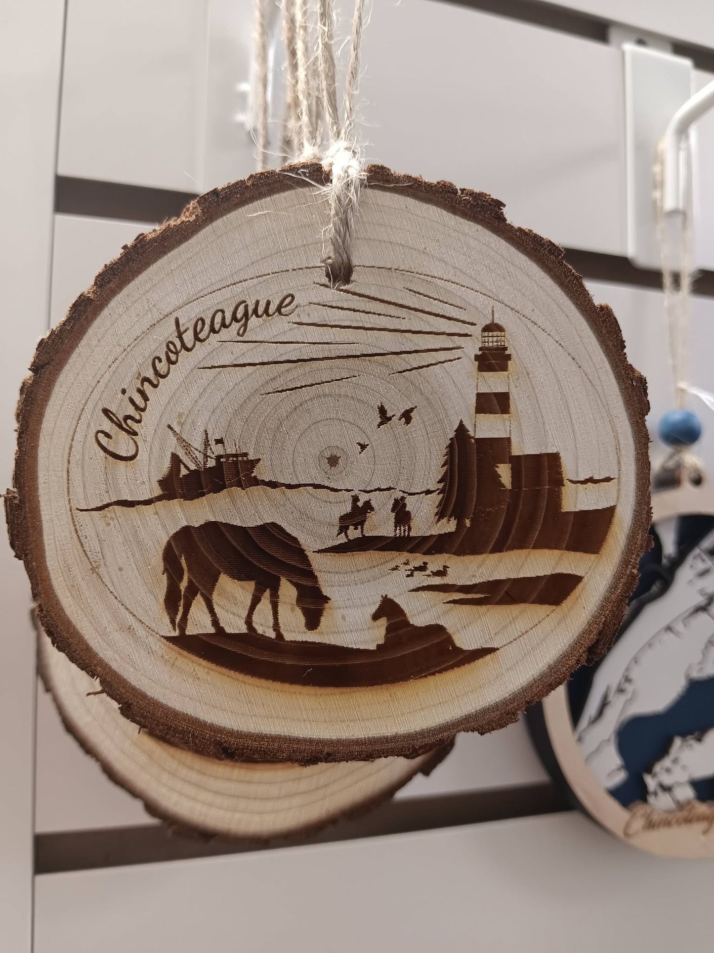 Chincoteague Heritage Wood Disc Ornament- 2026 Edition